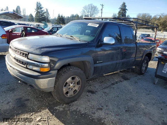 2000 Chevrolet Silverado 1500 LS with VIN 1GCEK19T6YE127546, listed as a Copart auction lot 41889855 with 279,517 mi miles and Salvage Title. Bid and sale history available at carsss.com. Image 1.