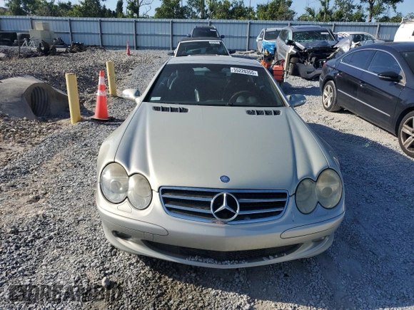 2003 Mercedes-Benz SL 500 z VIN WDBSK75F43F010183, wystawiony jako Copart lot #55220355 z przebiegiem 74 967 mil mil oraz Szkoda całkowita • Salvage title. Historia ofert i sprzedaży dostępna na DreamBid. Obrazek 5.