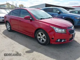 2014 Chevrolet Cruze 1LT with VIN 1G1PC5SB6E7405062, listed as a IAAI auction lot 41896611 with 123,454 mi miles. Bid and sale history available at carsss.com. Image 1.