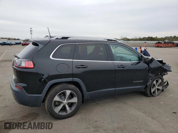 2019 Jeep Cherokee Limited with VIN 1C4PJMDX3KD400432, listed as a Copart auction lot 51340115 with 48,501 mi miles and Salvage Title. Bid and sale history available at carsss.com. Image 3.