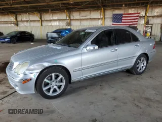 2007 Mercedes-Benz C 280 Luxury with VIN WDBRF54H27A934022, listed as a Copart auction lot 45772395 with 176,086 mi miles and Salvage title. Bid and sale history available at DreamBid. Image 1.