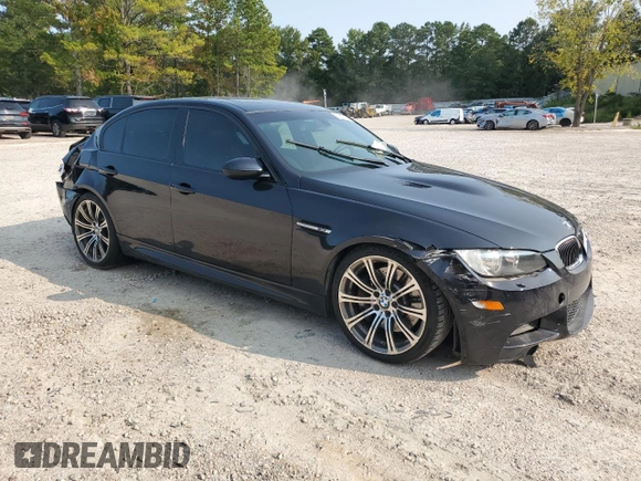 2008 BMW 3 Series M3 with VIN WBSVA93528E041123, listed as a Copart auction lot 70813694 with 127,460 mi miles and Salvage title. Bid and sale history available at DreamBid. Image 4.