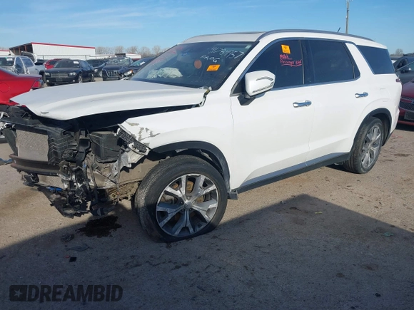 2022 Hyundai Palisade SEL z VIN KM8R3DHE4NU351611, wystawiony jako IAAI lot #41784957 z przebiegiem 76 678 mil mil oraz . Historia ofert i sprzedaży dostępna na DreamBid. Obrazek 2.