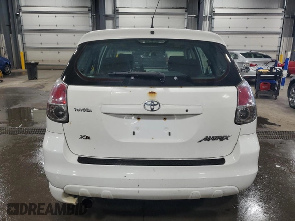 2008 Toyota Matrix STD with VIN 2T1KR32E38C699991, listed as a Copart auction lot 51363995 with 299,999 mi miles and Salvage Title. Bid and sale history available at DreamBid. Image 6.