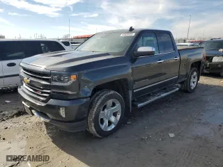 2018 Chevrolet Silverado 1500 LTZ with VIN 1GCVKSEC8JZ294856, listed as a Copart auction lot 42839355 with 115,676 mi miles and Salvage Title. Bid and sale history available at carsss.com. Image 1.