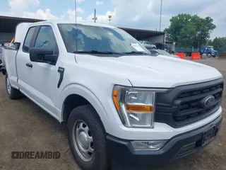 2021 Ford F-150 XL with VIN 1FTEX1CP4MKE07801, listed as a IAAI auction lot 42577594 with 101,291 mi miles and . Bid and sale history available at DreamBid. Image 1.