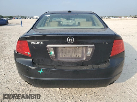 2006 Acura TL with VIN 19UUA66256A076019, listed as a Copart auction lot 53662455 with 208,780 mi miles and Salvage Title. Bid and sale history available at carsss.com. Image 6.