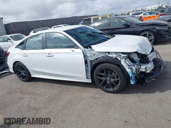 2025 Honda Civic Sport with VIN 2HGFE2F53SH547032, listed as a IAAI auction lot 41894215 with 6,438 mi miles and . Bid and sale history available at DreamBid. Image 14.