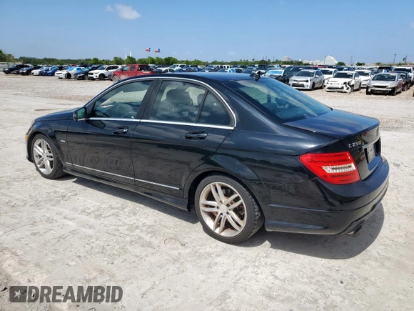 2012 Mercedes-Benz C 250 Sport с VIN WDDGF4HB6CR238614, выставлен на аукционе Copart как лот 61547715 с пробегом 107 849 миль миль и Списание • Salvage title. История ставок и продаж доступна на DreamBid. Изображение 2.