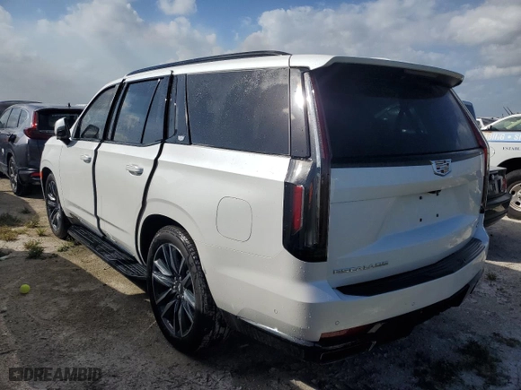 2024 Cadillac Escalade 4WD Sport Platinum with VIN 1GYS4GKL8RR160286, listed as a Copart auction lot 74904504 with 3,644 mi miles and Salvage Title. Bid and sale history available at carsss.com. Image 2.