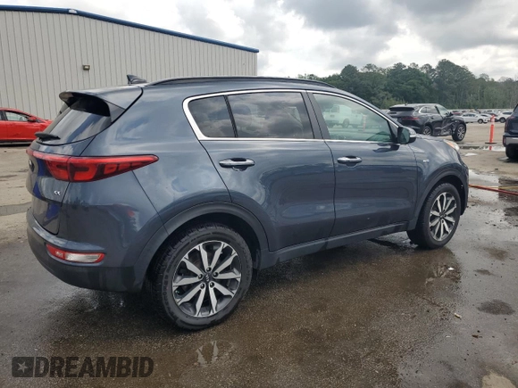 2019 Kia Sportage EX z VIN KNDPNCAC8K7585950, wystawiony jako Copart lot #53893385 z przebiegiem 52 903 mil mil oraz Szkoda całkowita • Salvage title. Historia ofert i sprzedaży dostępna na DreamBid. Obrazek 3.