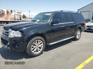 2017 Ford Expedition Max Limited с VIN 1FMJK2AT9HEA06506, выставлен на аукционе Copart как лот 59957765 с пробегом 151 018 миль миль и Списание • Salvage title. История ставок и продаж доступна на DreamBid. Изображение 1.