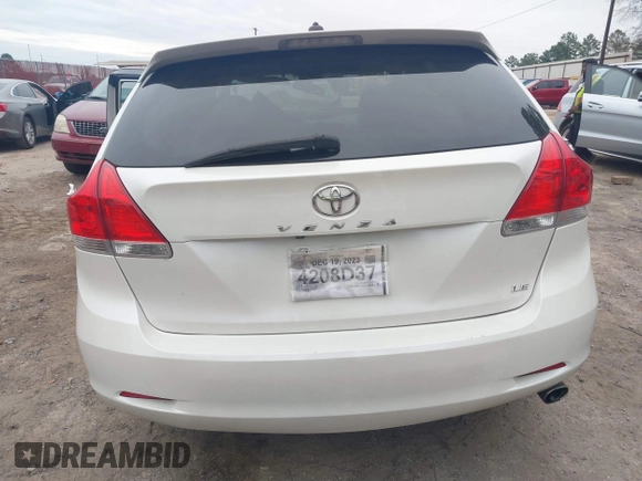 2012 Toyota Venza LE with VIN 4T3ZA3BB5CU061476, listed as a IAAI auction lot 41236395 with Not Provided miles and . Bid and sale history available at DreamBid. Image 17.