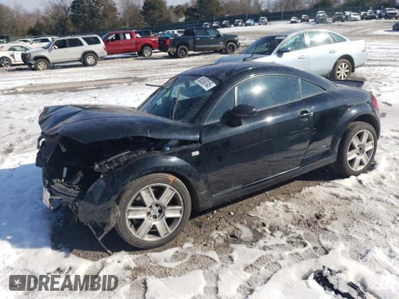 2005 Audi TT with VIN TRUWF28NX51010952, listed as a Copart auction lot 88268145 with 0 mi miles and Clean Title. Bid and sale history available at carsss.com. Image 1.