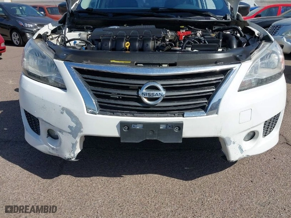2013 Nissan Sentra SV with VIN 3N1AB7AP1DL740655, listed as a IAAI auction lot 41964497 with 96,221 mi miles. Bid and sale history available at carsss.com. Image 6.