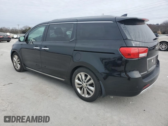 2016 Kia Sedona SX-L with VIN KNDME5C18G6108863, listed as a Copart auction lot 45536295 with 110,337 mi miles and Salvage Title. Bid and sale history available at carsss.com. Image 2.