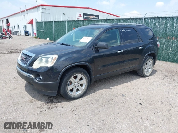 2012 GMC Acadia SL with VIN 1GKKRNED3CJ363953, listed as a IAAI auction lot 42282624 with 103,566 mi miles and . Bid and sale history available at DreamBid. Image 2.