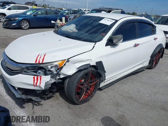 2016 Honda Accord Sport with VIN 1HGCR2F58GA067551, listed as a IAAI auction lot 41788303 with 101,033 mi miles and . Bid and sale history available at DreamBid. Image 17.