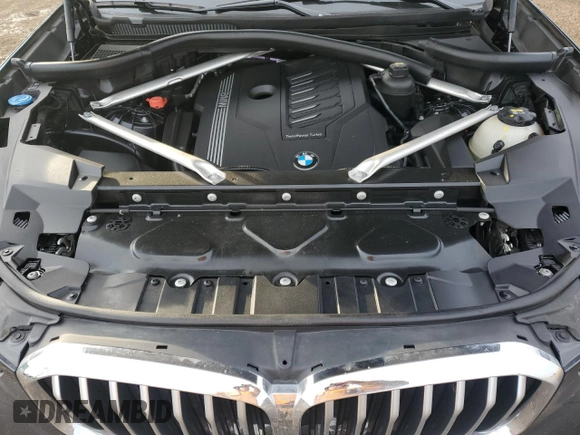 2023 BMW X5 sDrive40i with VIN 5UXCR4C02P9P50509, listed as a Copart auction lot 43577845 with 40,446 mi miles and Salvage Title. Bid and sale history available at carsss.com. Image 13.