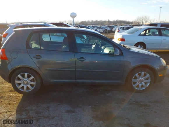 2008 Volkswagen Rabbit S with VIN WVWDA71KX8W104740, listed as a IAAI auction lot 41510756 with 148,460 mi miles. Bid and sale history available at carsss.com. Image 1.
