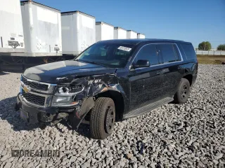 2019 Chevrolet Tahoe Commercial with VIN 1GNSKDEC6KR137415, listed as a Copart auction lot 49723825 with Not provided miles and Salvage title. Bid and sale history available at DreamBid. Image 1.