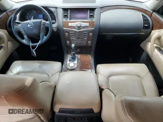 2017 Nissan Armada SV with VIN JN8AY2ND2H9005734, listed as a Copart auction lot 66309634 with 112,585 mi miles and Salvage Title. Bid and sale history available at carsss.com. Image 8.