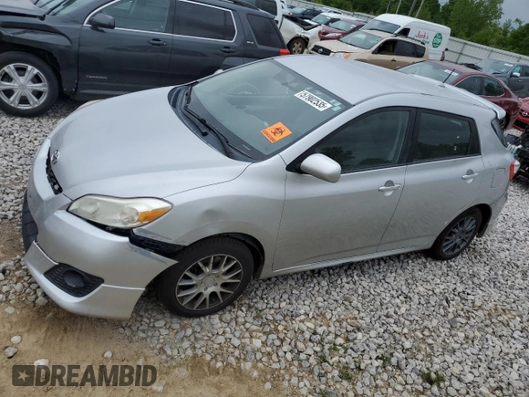 2010 Toyota Matrix S with VIN 2T1LE4EE5AC015093, listed as a Copart auction lot 57902535 with 131,300 mi miles and Salvage title. Bid and sale history available at DreamBid. Image 1.