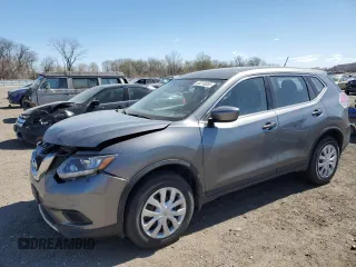 2016 Nissan Rogue S z VIN JN8AT2MV4GW144496, wystawiony jako Copart lot #53276355 z przebiegiem 96 688 mil mil oraz Szkoda całkowita • Salvage title. Historia ofert i sprzedaży dostępna na DreamBid. Obrazek 1.
