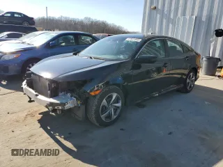 2019 Honda Civic LX with VIN 2HGFC2F69KH545378, listed as a Copart auction lot 47031865 with 66,498 mi miles and Salvage Title. Bid and sale history available at DreamBid. Image 1.