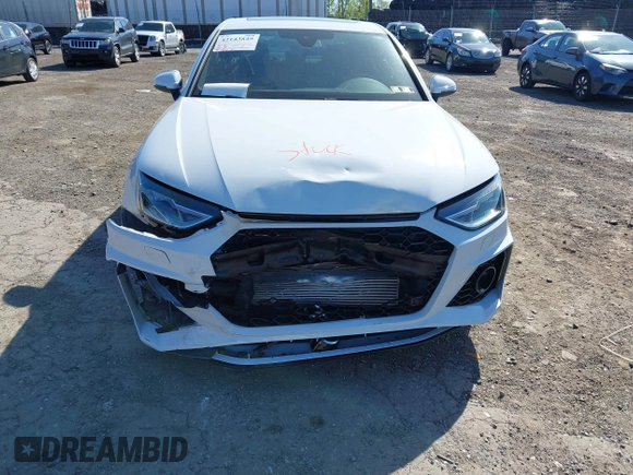 2021 Audi A4 S line Premium with VIN WAUDAAF46MN007457, listed as a IAAI auction lot 42143849 with 43,828 mi miles and . Bid and sale history available at DreamBid. Image 16.