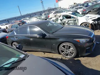 2014 Infiniti Q50 Sport with VIN JN1BV7AP5EM689535, listed as a IAAI auction lot 41668286 with 152,970 mi miles and . Bid and sale history available at DreamBid. Image 13.
