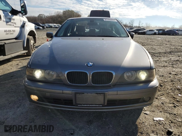 2003 BMW 5 Series 530iA with VIN WBADT63433CK32344, listed as a Copart auction lot 81746044 with 137,148 mi miles and Salvage Title. Bid and sale history available at carsss.com. Image 5.