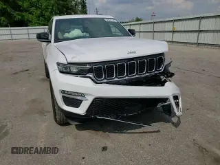 2024 Jeep Grand Cherokee Limited with VIN 1C4RJHBG7RC180487, listed as a Copart auction lot 54525145 with 9,821 mi miles and Salvage title. Bid and sale history available at DreamBid. Image 14.