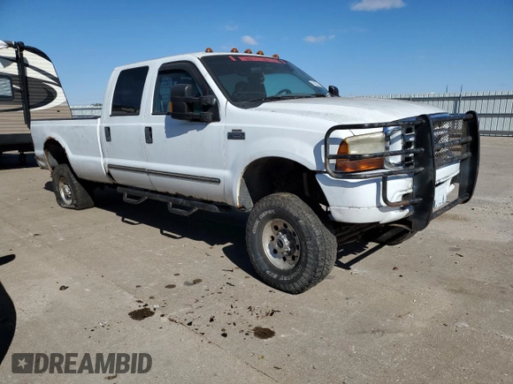 2000 Ford Super Duty F-250 XL with VIN 1FTNW21S9YEA11478, listed as a Copart auction lot 75907414 with 195,203 mi miles and Clean Title. Bid and sale history available at carsss.com. Image 4.