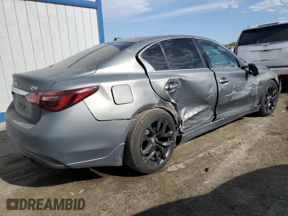 2017 Infiniti Q50 3.0t Premium with VIN JN1EV7AP4HM744493, listed as a Copart auction lot 54337105 with 101,685 mi miles and Clean Title. Bid and sale history available at carsss.com. Image 3.