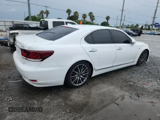 2016 Lexus LS 460 with VIN JTHBL5EF9G5141462, listed as a Copart auction lot 59148345 with 121,060 mi miles and Salvage title. Bid and sale history available at DreamBid. Image 3.