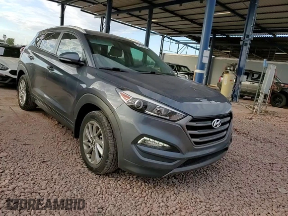 2016 Hyundai Tucson Eco with VIN KM8J33A26GU128562, listed as a Copart auction lot 80258784 with 55,929 mi miles and Salvage Title. Bid and sale history available at carsss.com. Image 12.