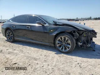 2018 Lexus LS 500 z VIN JTHB51FF6J5000356, wystawiony jako Copart lot #56917685 z przebiegiem 27 590 mil mil oraz Tytuł czysty. Historia ofert i sprzedaży dostępna na DreamBid. Obrazek 4.