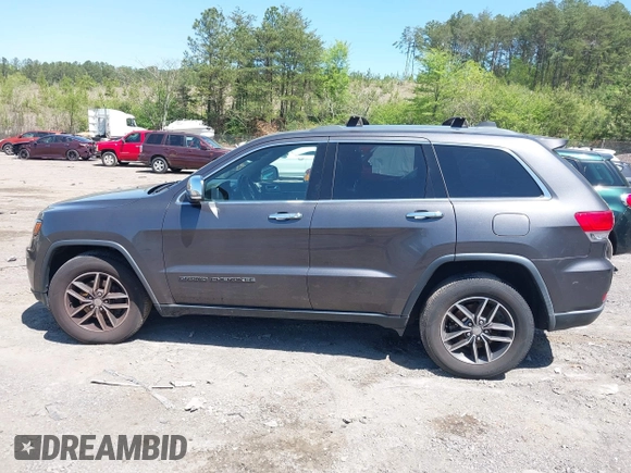 2017 Jeep Grand Cherokee Limited with VIN 1C4RJEBG5HC949971, listed as a IAAI auction lot 41981446 with 117,746 mi miles. Bid and sale history available at carsss.com. Image 14.