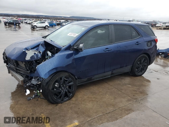 2023 Chevrolet Equinox LS z VIN 3GNAXHEG1PL135593, wystawiony jako Copart lot #45007665 z przebiegiem 44 020 mil mil oraz Szkoda całkowita • Salvage title. Historia ofert i sprzedaży dostępna na DreamBid. Obrazek 1.