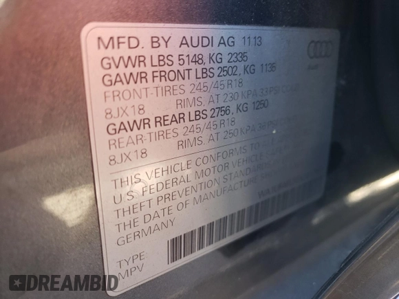 2014 Audi allroad Premium Plus with VIN WA1UFAFL5EA081709, listed as a Copart auction lot 79558464 with 87,890 mi miles and Salvage Title. Bid and sale history available at carsss.com. Image 15.