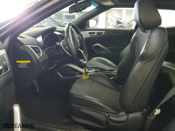 2016 Hyundai Veloster with VIN KMHTC6AD2GU254414, listed as a Copart auction lot 46653745 with 65,830 mi miles and Salvage Title. Bid and sale history available at carsss.com. Image 7.