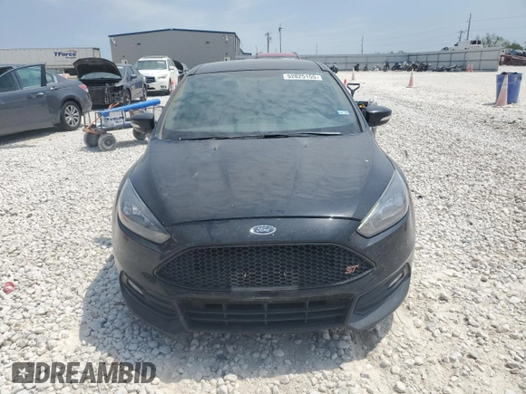 2018 Ford Focus ST with VIN 1FADP3L98JL216595, listed as a Copart auction lot 52825155 with 96,617 mi miles and Salvage Title. Bid and sale history available at DreamBid. Image 5.
