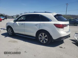 2015 Acura MDX Advance/Entertainment Pkg with VIN 5FRYD4H83FB004786, listed as a Copart auction lot 50079285 with 316,872 mi miles and Salvage Title. Bid and sale history available at carsss.com. Image 2.