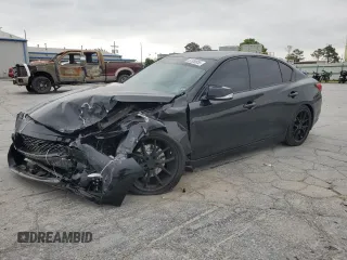 2014 Infiniti Q50 with VIN JN1BV7AR1EM684821, listed as a Copart auction lot 57330855 with 113,153 mi miles and Salvage title. Bid and sale history available at DreamBid. Image 1.