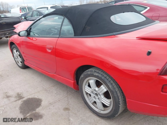 2001 Mitsubishi Eclipse GT with VIN 4A3AE85H41E067382, listed as a IAAI auction lot 41900035 with 161,922 mi miles. Bid and sale history available at carsss.com. Image 14.