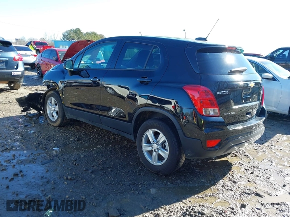 2022 Chevrolet Trax LS with VIN KL7CJNSM2NB554978, listed as a IAAI auction lot 41416440 with 23,658 mi miles. Bid and sale history available at carsss.com. Image 3.