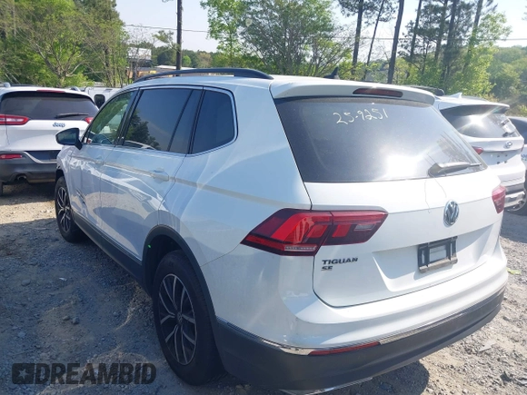 2021 Volkswagen Tiguan SE with VIN 3VV3B7AX7MM080266, listed as a IAAI auction lot 42062147 with 66,786 mi miles and . Bid and sale history available at DreamBid. Image 13.