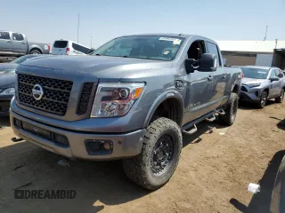 2017 Nissan Titan XD SV with VIN 1N6BA1F44HN558449, listed as a Copart auction lot 65994164 with 120,533 mi miles and Clean Title. Bid and sale history available at carsss.com. Image 1.