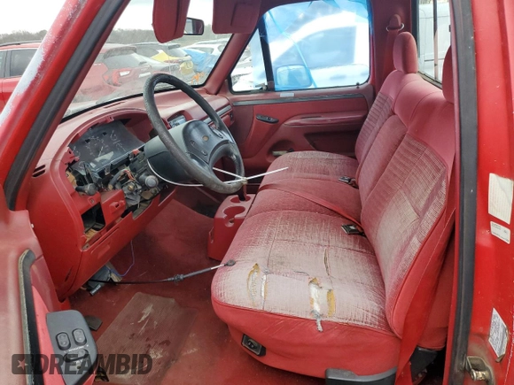 1992 Ford F-150 z VIN 1FTDF15N7NNA66551, wystawiony jako Copart lot #44051595 z przebiegiem 137 522 mil mil oraz Czysty tytuł • Clean title. Historia ofert i sprzedaży dostępna na DreamBid. Obrazek 7.